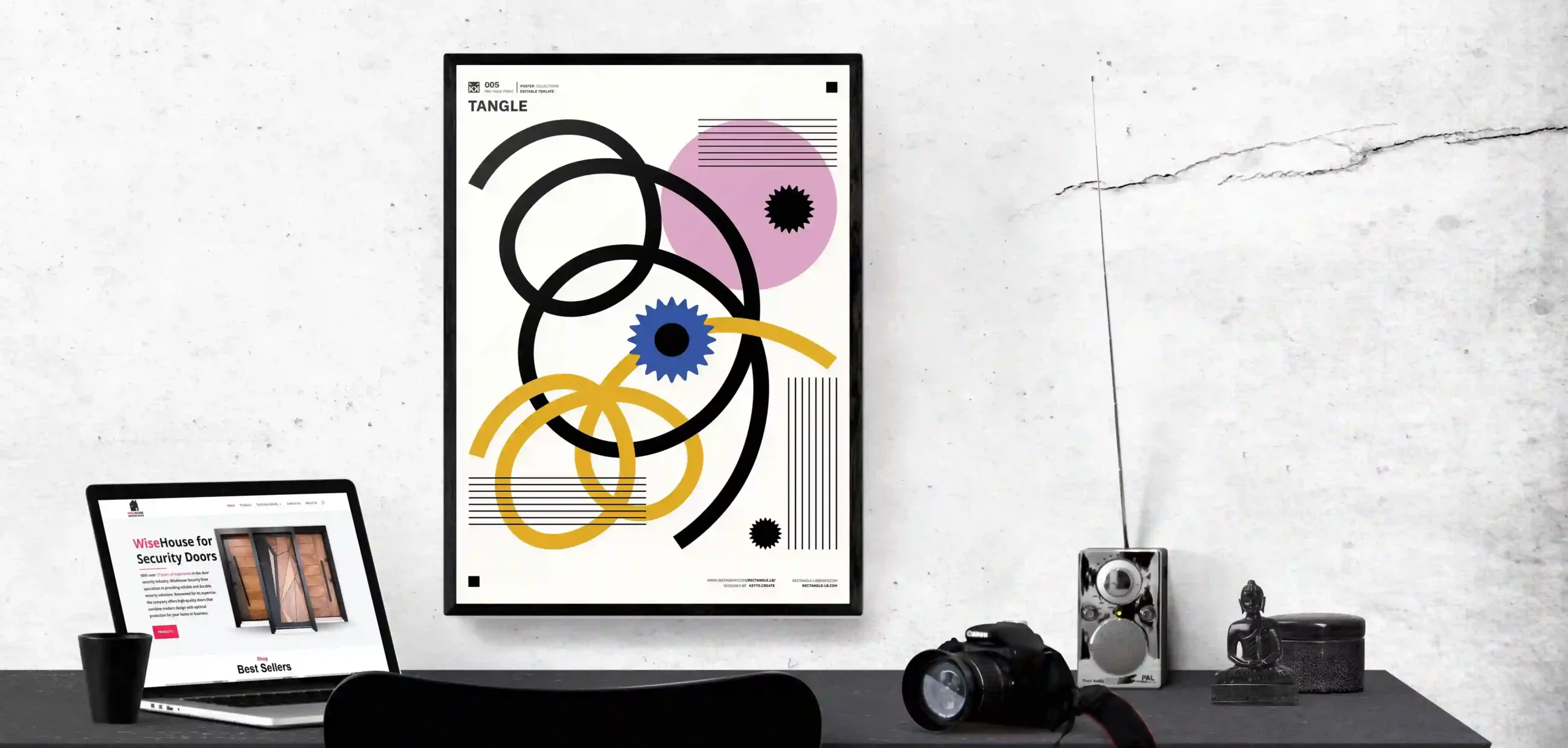 Rectangle webmaster graphic desginer print arts desginer